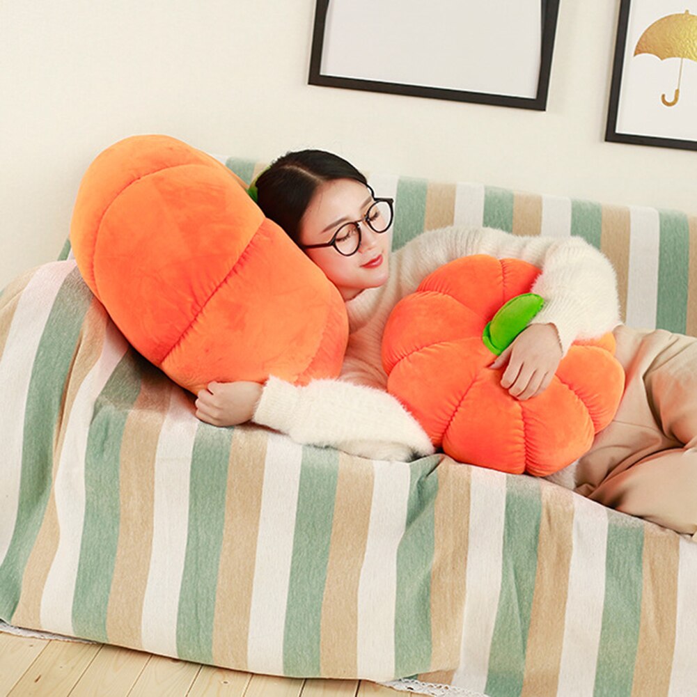 Halloween Simulatie Gevulde Pompoen Knuffel Sierkussen Home Auto Decor