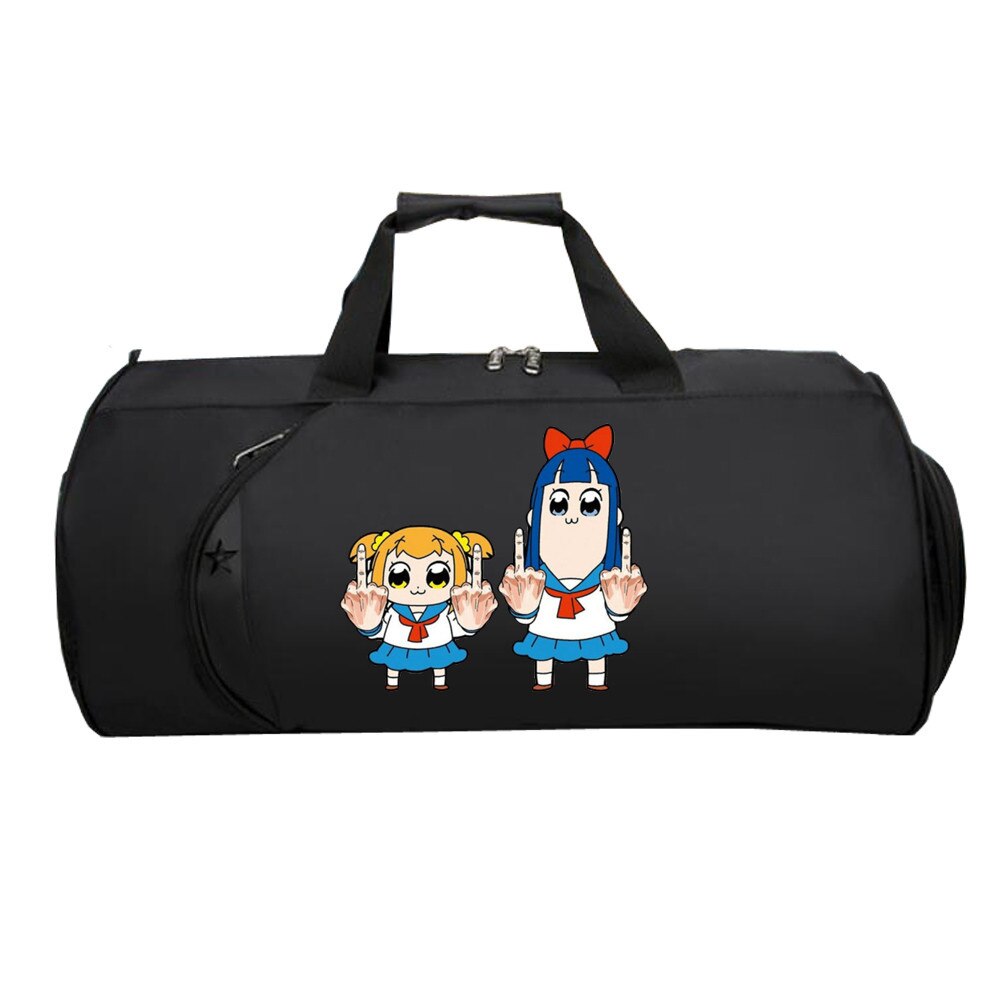 Pop Team Epic Reizen Bagage Tas Tieners Multifunctionele Grote Capaciteit Tas Mannen Vrouwen Hand Duffel Reizen Bagage Pakket: 04