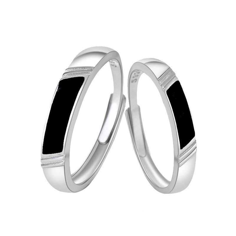 925 Silver finger rings Ornaments trend Adjustable size bague femme Women All Live for Love shows luxury again: men