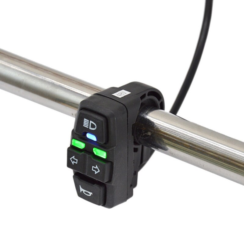 3 IN 1 Electric Vehicle Mountain Bike Switch Horns Scooters Electric Bicycle Left Right Turn Swicth with Lights Sign Accosseries