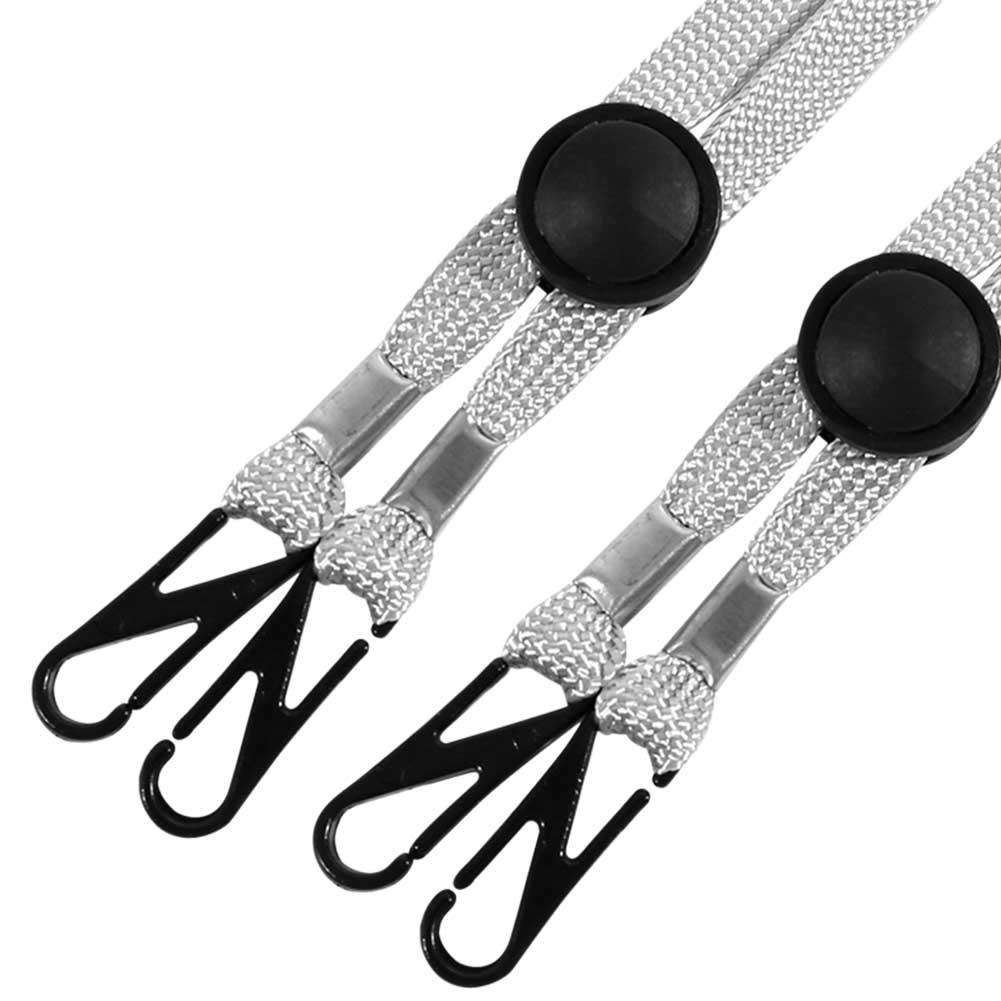 2pcs Accessories Hat Windproof Rope Cap Retainer Durable Solid Buckle Adjustable Portable Super Long Widen