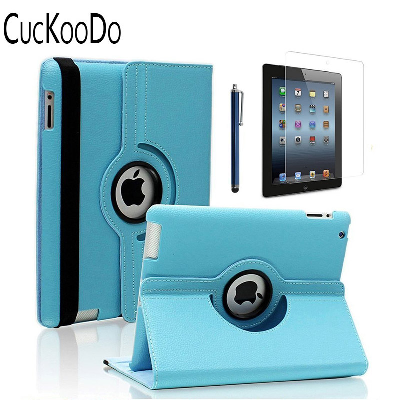 CucKooDo 360 Degree Rotating Stand Smart Case Cover for iPad with Retina Display (iPad 4th), For the iPad 3 & iPad 2