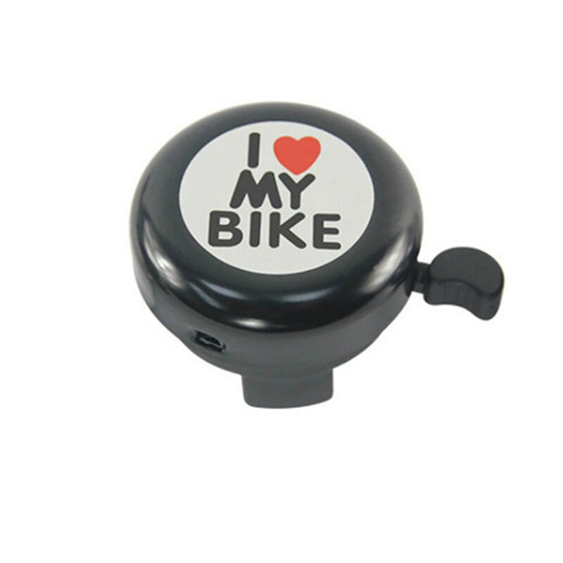 Campana para manillar de bicicleta de montaña, timbre de alarma de aleación de aluminio para seguridad, timbre protector para bicicleta de montaña: black4