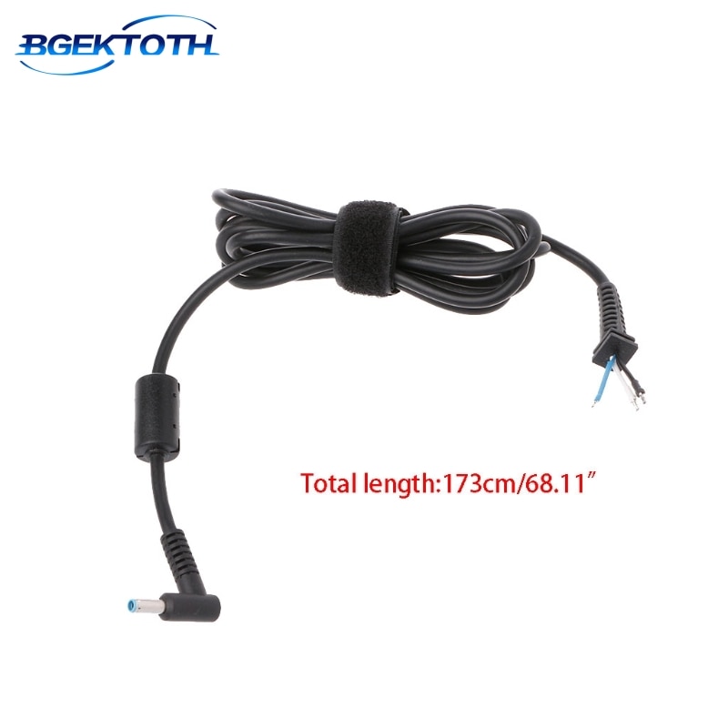 DC Spitzenstecker Kleine Runde Mit Stift DC stecker Rechten Winkel Rundsteckverbinder Laptop Energie Kabel Für HP 4,5x3,0mm beschädigen20