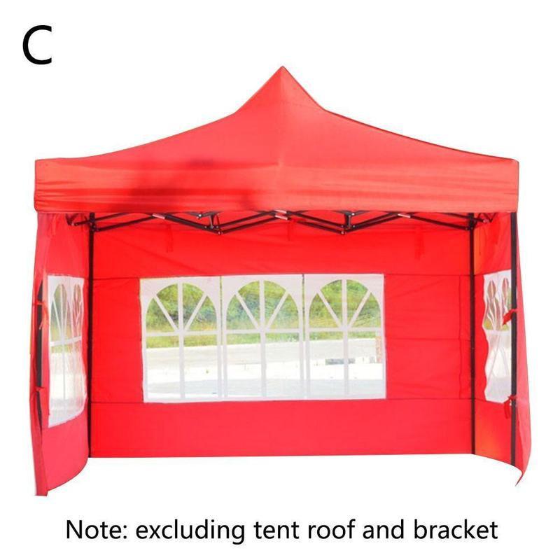 Four-corner Tent Cloth Outdoor Foldable Rainproof Shade Tent Cloth Sunshelter Outdoor Transparent Top Tent Waterproof Cloth O0J6: C