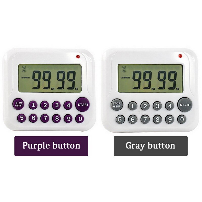 Digital Kitchen Timer Count Down/Count Up Timer LCD Screen Alarm Sleep Stopwatch for Cooking Bake Sports Games Students Home