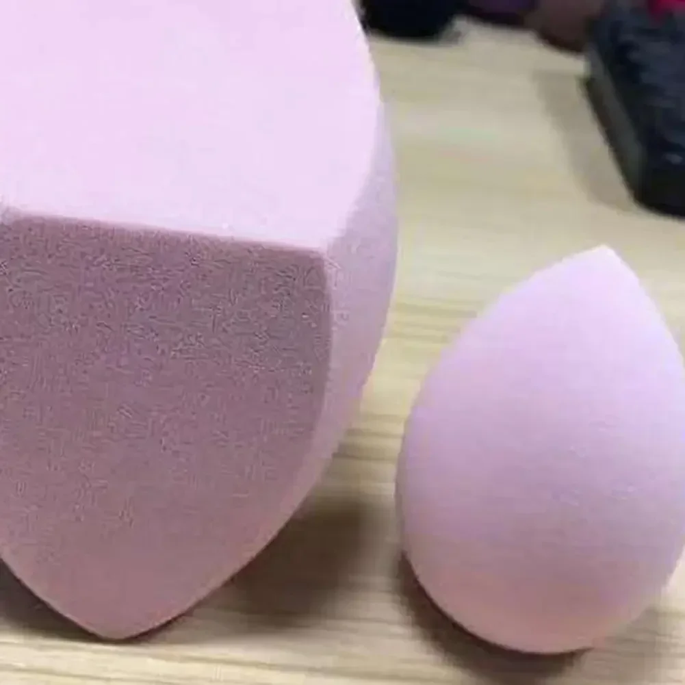 Beauty Egg Blender Cosmetic Puff Tools Giant Oversized Three Cuts Foundation Sponge for Flawless Makeup Application and Blending