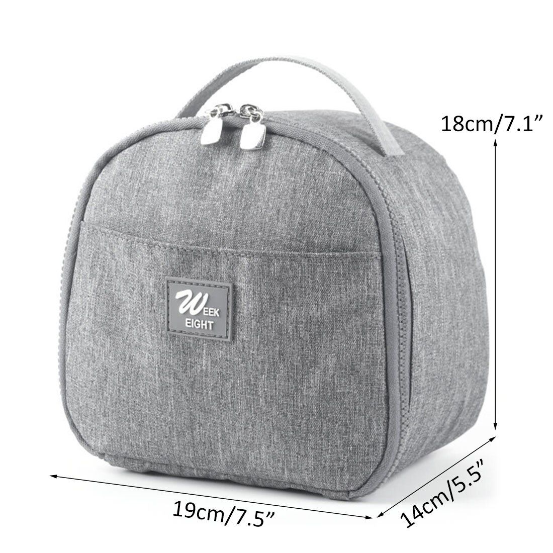 Verse Koeler Zakken Waterdichte Nylon Rits Thermische Oxford Lunch Tassen Voor Vrouwen Handige Lunchbox Tote Voedsel Zakken