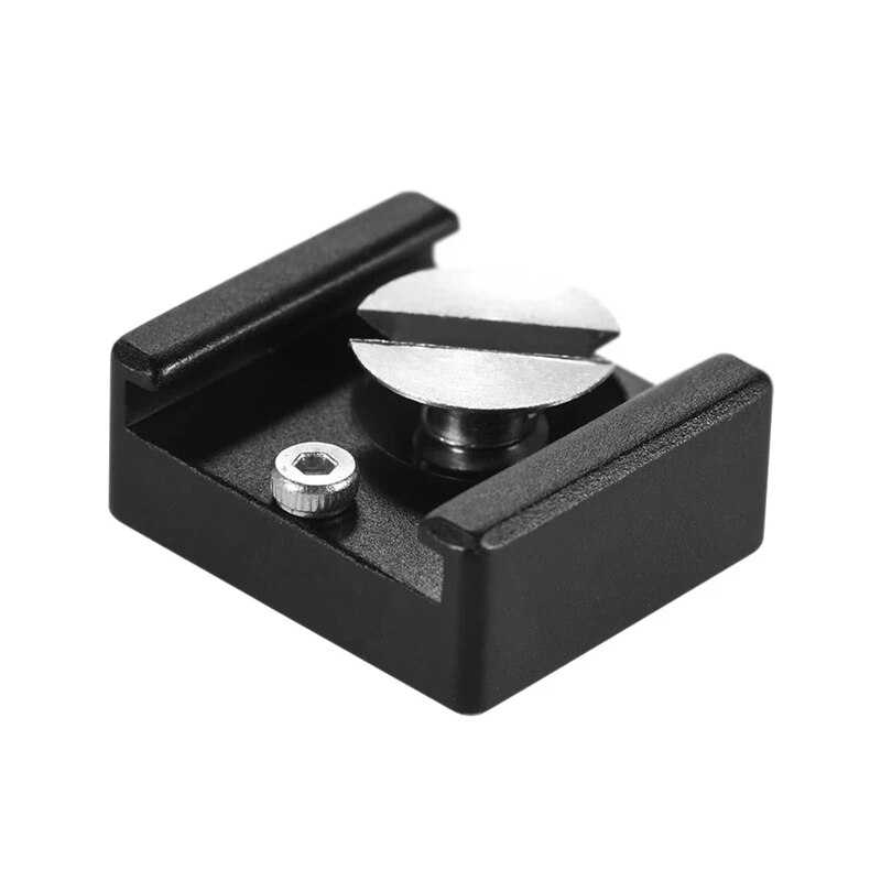 Ig-suporte frio da base do adaptador da montagem da sapata com parafuso de montagem de 1/4 polegadas para o microfone do flash da gaiola da câmera de dslr