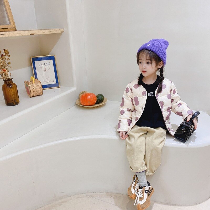 2022 herbst Winter Weiße Ente Unten Wärme Mantel Kleinkind Mädchen Jungen Winter Kleidung Kinder Baby Unten Liner Dünne Weste jacke