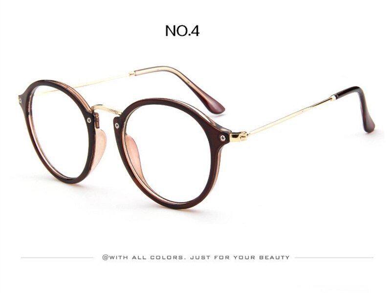 Imwete Optical Glasses Frames Women Clear Lens Eyeglasses Frames Female Myopic Prescription Eyewear Transparent Spectacle: NO 4