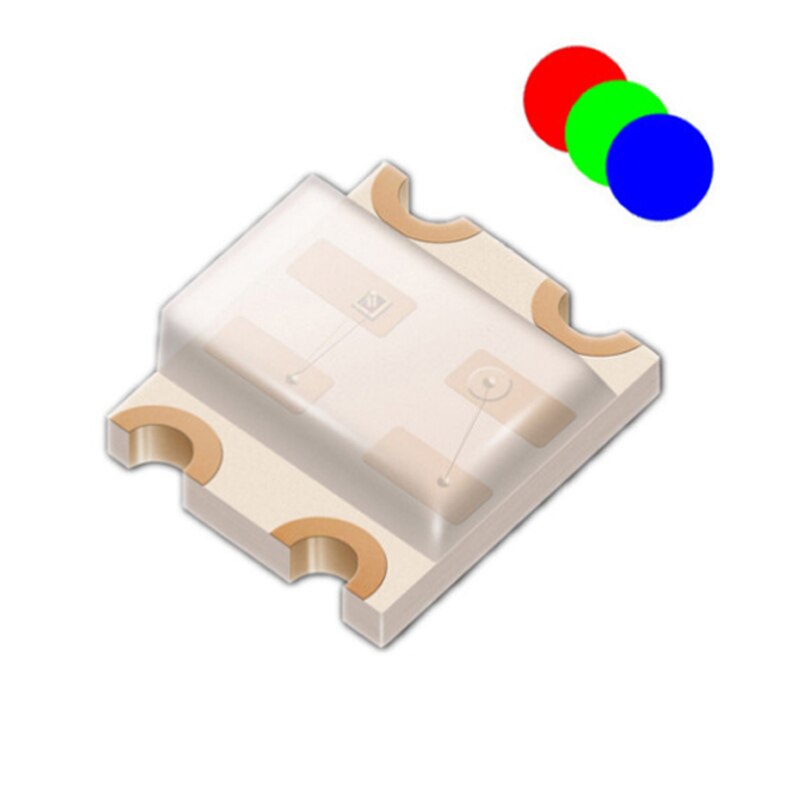 50Pcs 0603 0805 0807 1206 1615 1210 3528 SMD LED Chip RGB Red Green BlueFull Color Flash Slow Flash Common Anode Common Cathode