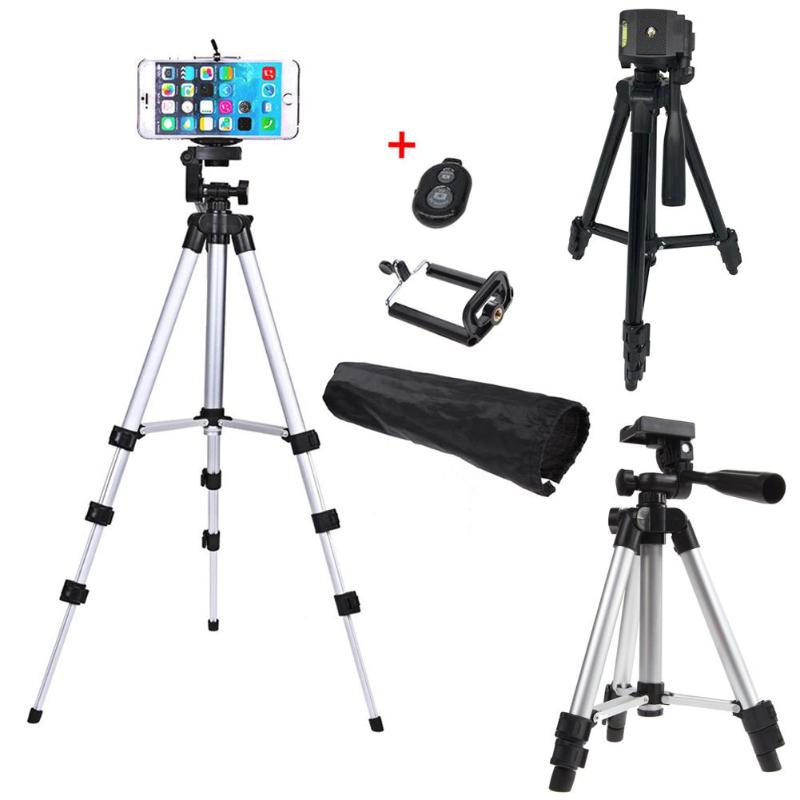 Uitschuifbare Digitale Camera Tripod Stand Houder Mount Houder Afstandsbediening Clip Set Voor Canon Voor Android Ios Slimme Mobiele Telefoon