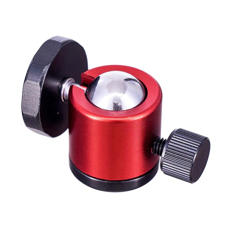 Mini Ball Head 1/4" Screw Mount 360 Swivel Bracket Aluminum Metal Stand Holder for DSLR Camera Tripod Accessories