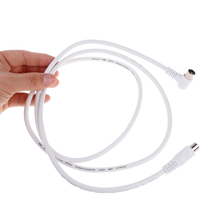 1Pcs 1.5/3/5M 1X TV line Digital Television Cable Tv/m-tv/stb Antenna Digital Video Rf Cable