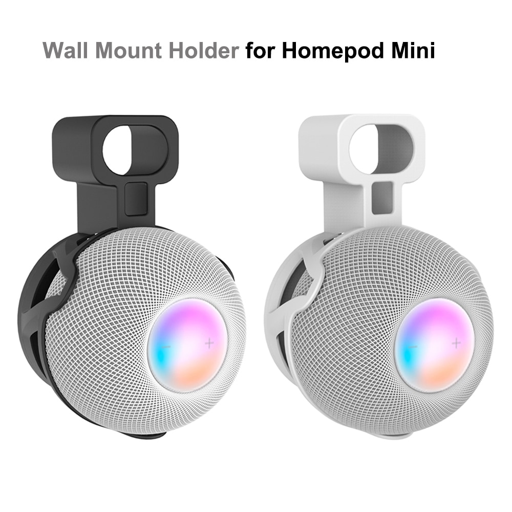 Support mural pour HomePod Mini, support de sortie de haut-parleur intelligent permettant de gagner de l&#39;espace, étagère murale pour Homepod uniquement pour prise américaine