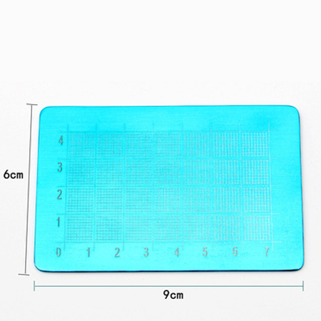 Aluminium Graveren Plaat Neus Siliconen Gauger Carving Mes Reparatie Mes: WHITE