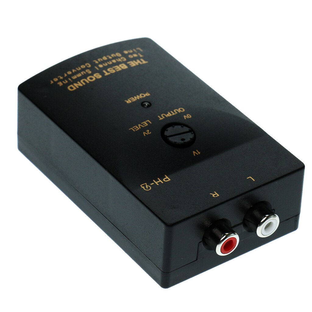 Car Audio RCA Speaker Output Converter High To Low High-Performance