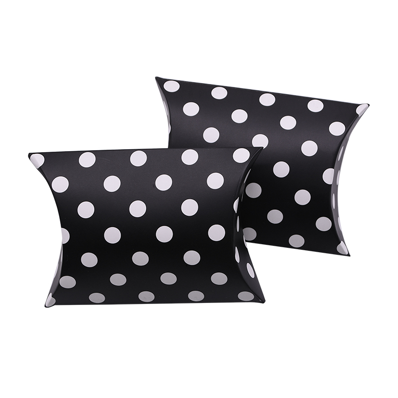 Caixa de presente de papel em forma de travesseiro, caixa para doces, acessórios de fornecimento, caixa de presente de decoração de festa de casamento, 20 peças: Wave Point