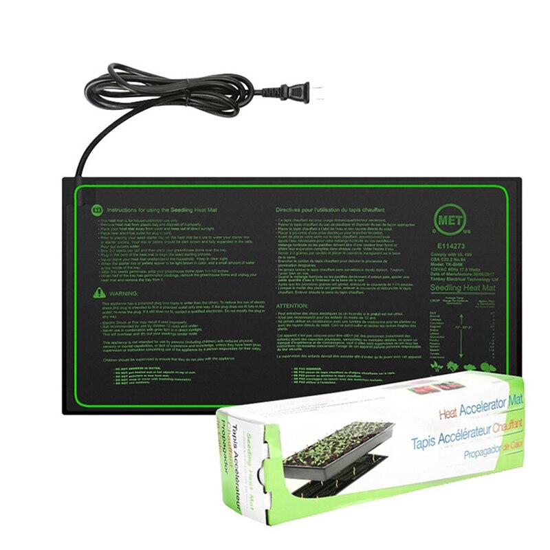 Plant Hydroponic Heating Pad Propagator Heat Mat Waterproof Warmer Bed Mat For Seed Germination Plant Seedling Heat Mat