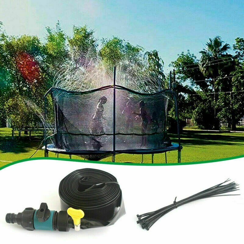 8/12/15/20m sommer vand sprinkler trampolin sprinkler udendørs have vandspil legetøj sprøjte baggård vandland tilbehør