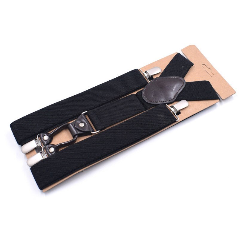Tirantes elásticos con cuatro enganches para hombre adulto, europea y americana, FY18102509