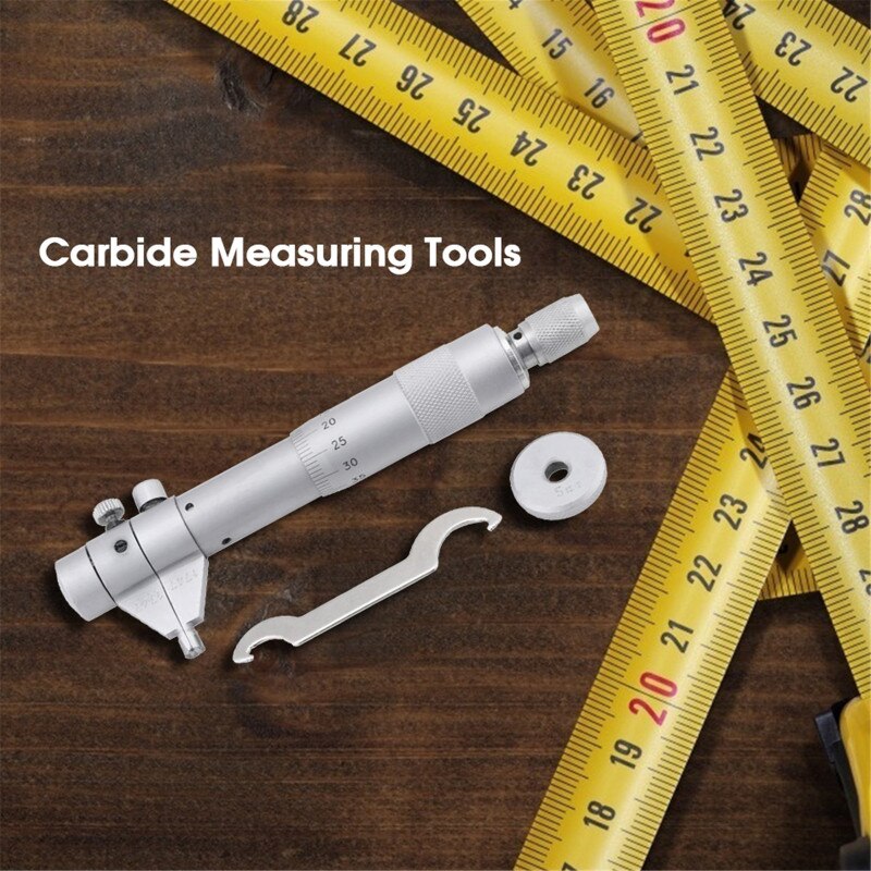 Binnen Micrometer Carbide Meten 5-30 Schroef Gauge Metrische Micrometers 0.001 Hoge Precisie Diameter Gage Gauge Gereedschap