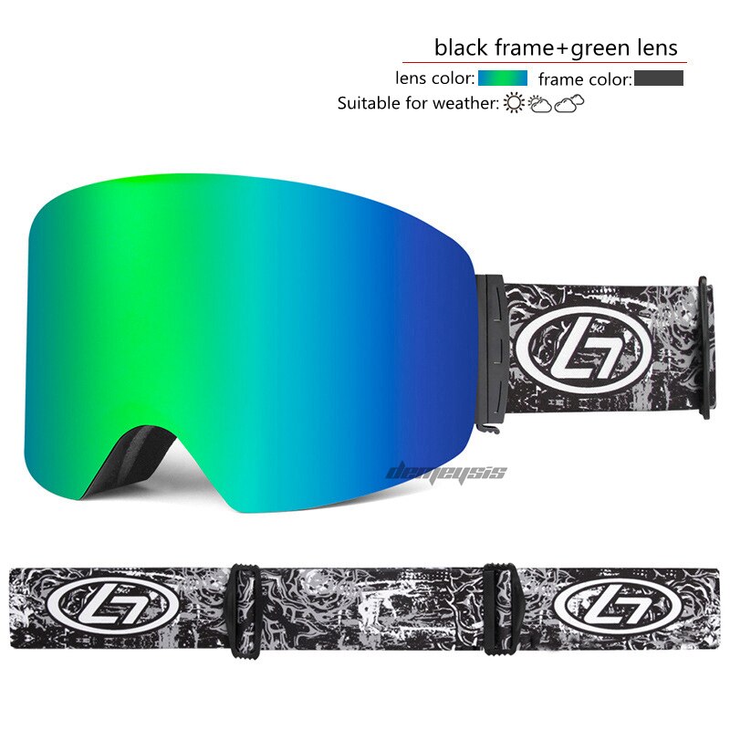 Ski Glasses Double Layer Protective Skiing Snowboa... – Grandado