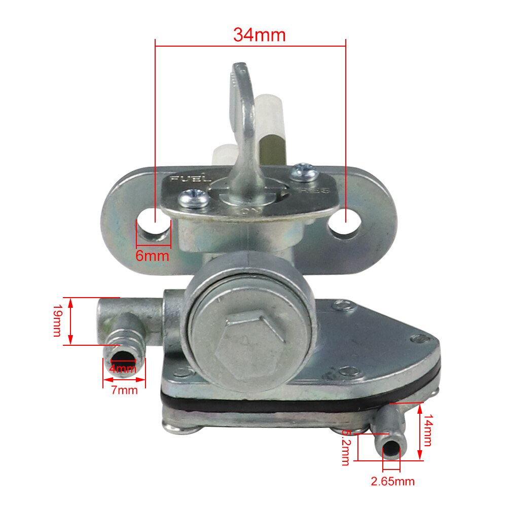 Gas Fuel Valve Benzinekraan Schakelaar Brandstof Tap Voor Yamaha XV700 XV750 XV920 Virago Vervanging 44300-19B22 44300-33600