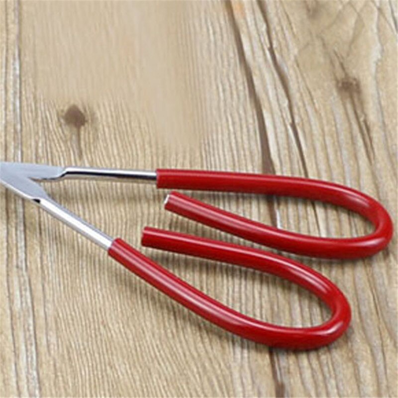 Stainless Steel Grill BBQ Extra-Long Scissor Tong Tongs Barbecue Grilling Tool