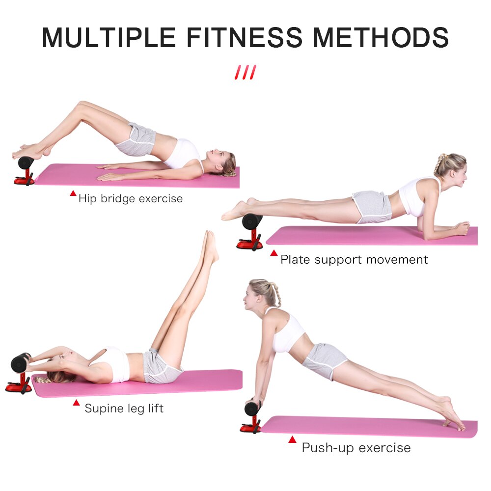 Zitten Assistent Enkel Ondersteuning Abdominale Core Workout Fitness Sit Up Bar Draagbare Situp Zuig Home Gym Sterkte Abs Trainer