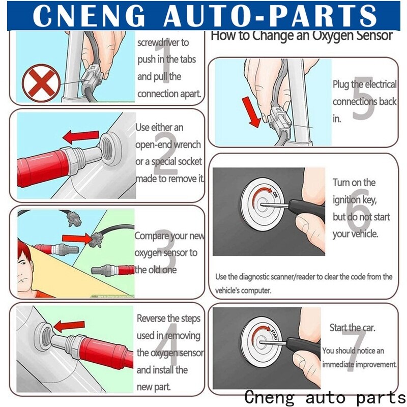 Cneng O2 Oxygen Sensor 5-Wire Wideband LSU 4.2 Sensor 234-5117 0258007090 For A4 A8 Quattro TT Touareg Passat Golf Beetle