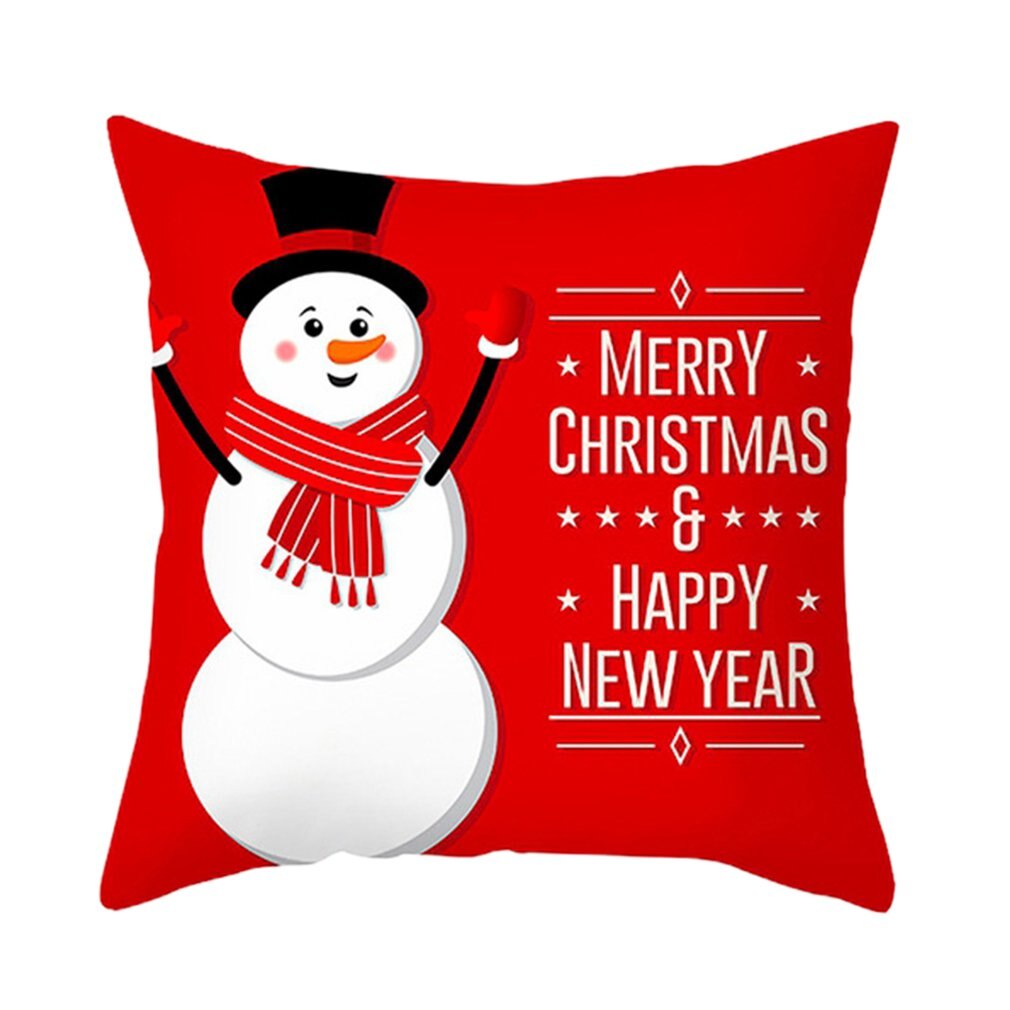Taie d'oreiller de noël avec beau motif coussin de noël canapé taie d'oreiller chambre décoration coussin taie d'oreiller