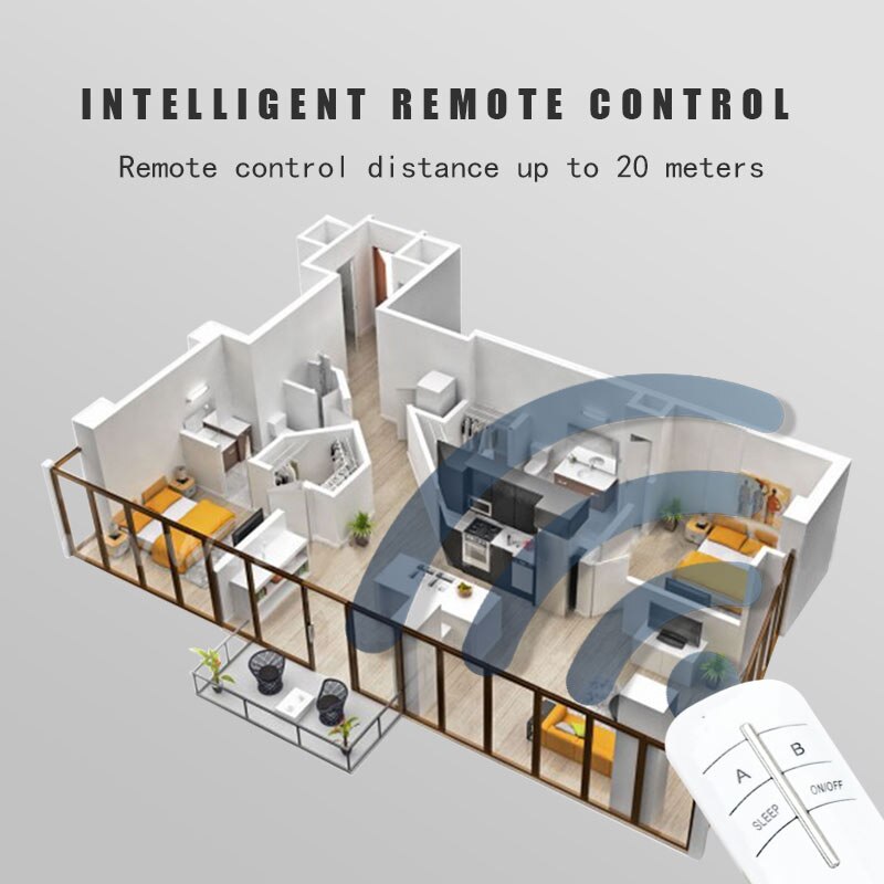 YAM Remote Control Lamp Holder Wireless Timer E26 E27 RF Socket 220V Indoor Outdoor Remote Control Switchs For Smart Home