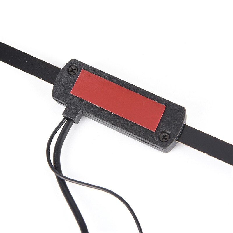 Antena aérea Universal para coche, Radio eléctrica, parabrisas, 12V, FM/AM, 28cm, 1 ud.