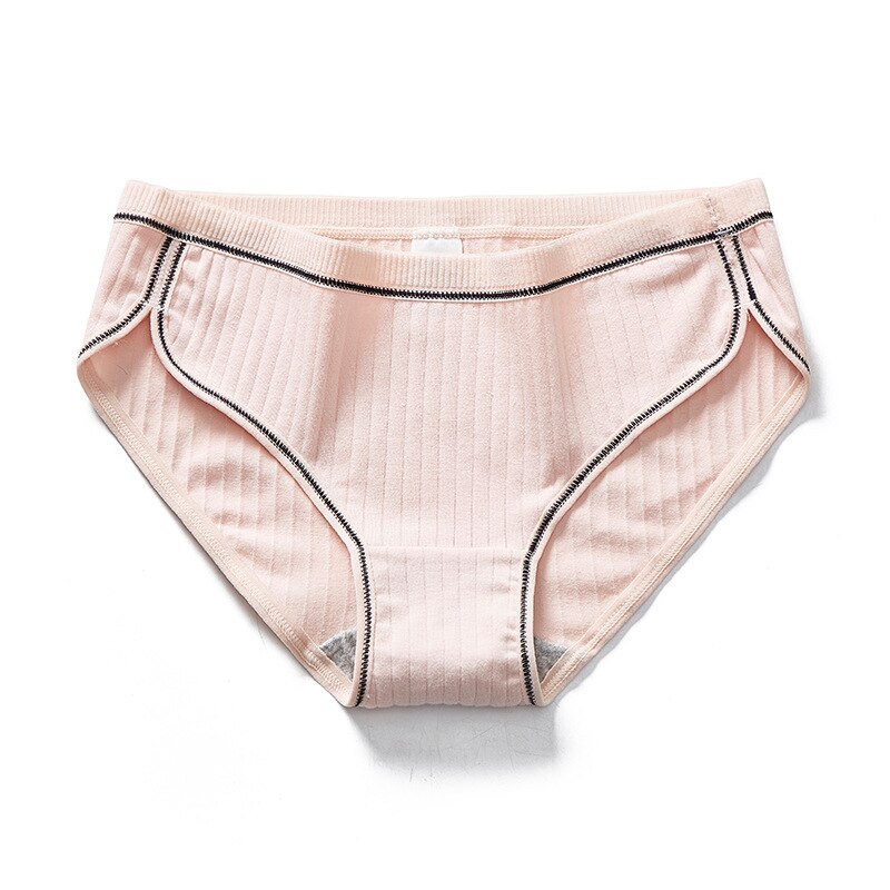 Katoenen Slipje Voor Vrouw Sexy Mode Knickers Zachte Slips Ondergoed Effen Kleur Meisjes Dames Onderbroek 3 Stks/set