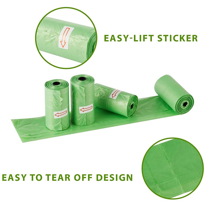 Dog Poop Bags with Leak-Proof Unscented Compostable Pet Waste Disposal Refill for Doggy Puppy 720 Bags, 48 Rolls