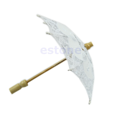 Sombrilla de papel de estilo tradicional chino, superventas, sombrilla de encaje bordado para decoración de boda: W