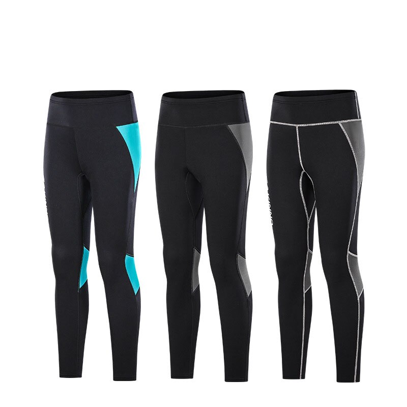 2MM de buceo neopreno pantalones traje de pantalón de buceo para los hombres las mujeres surf vela pantalones de esnórquel térmica de invierno natación Bañadores