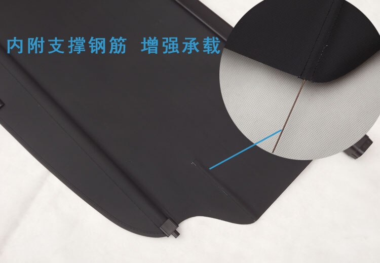 Cappelliera per Mitsubishi Outlander 2007-2017 Tronco posteriore Tenda Materiale di Copertura Posteriore Tenda A Scomparsa distanziatore