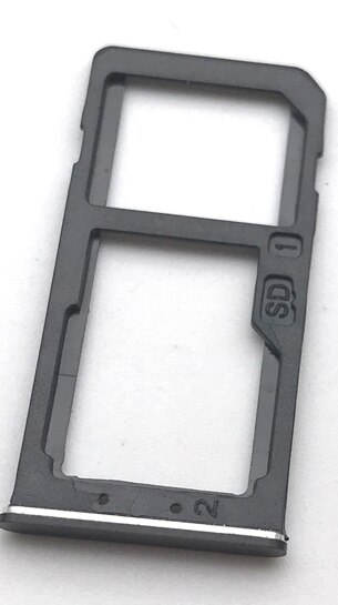 Sim Tray For Nokia 6 TA-1000 TA-1003 SIM Card Tray Slot Holder Replacement Part: black
