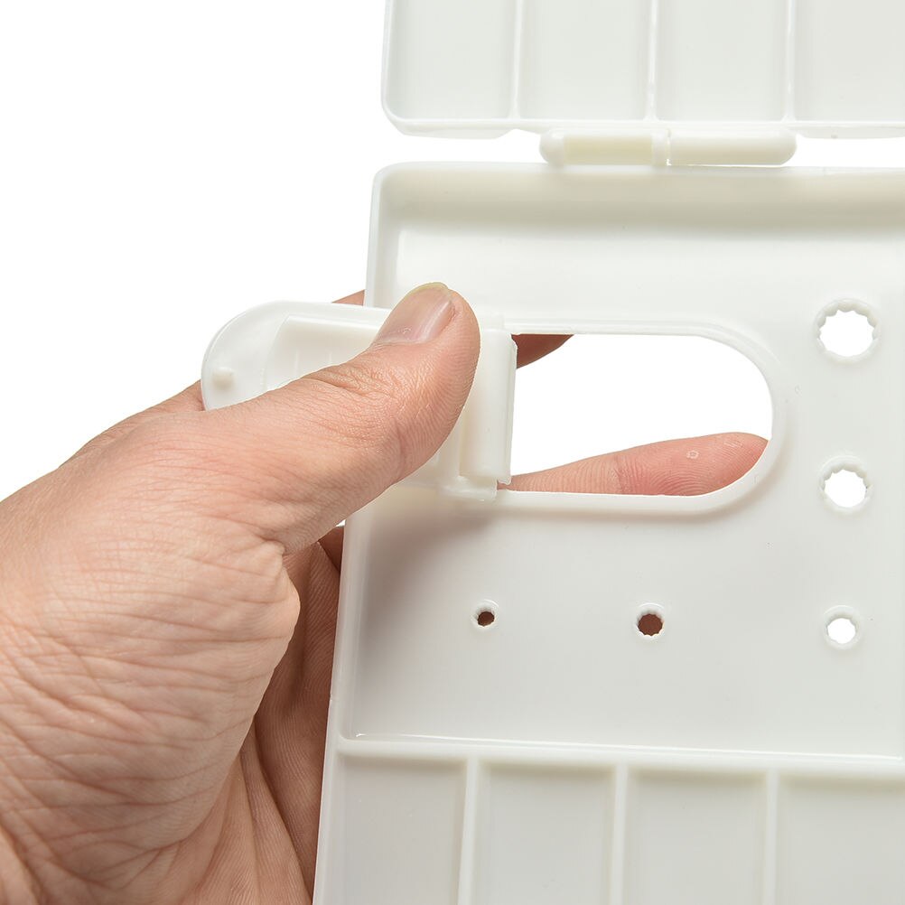 33 Grids Large Art Paint Tray Artist Oil Watercolor Plastic Palette white Large Art Paint Tray Artist Drawing Tool
