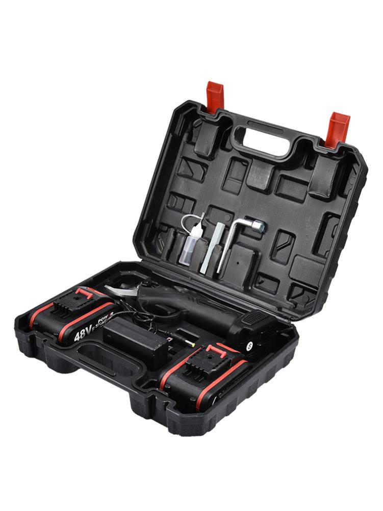 Cordless Pruner Electric Trimmer Lithium Battery Pruning Shear Fruit Tree Bonsai Branch Cutter Landscaping Scissor Garden Tool