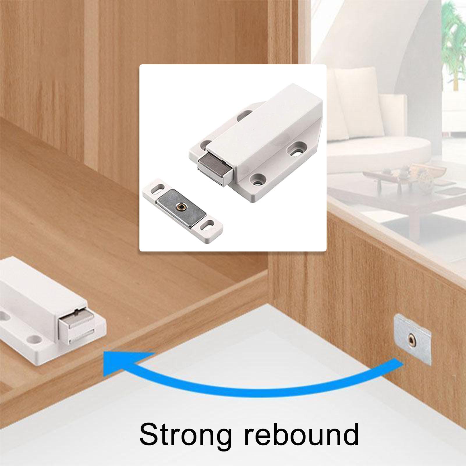 Onzichtbare Self-Elastische Rebounder Magnetische Kabinet Grote Deur Push Release Klink Push To Open Magnetische Deur Lade Kast Vangst