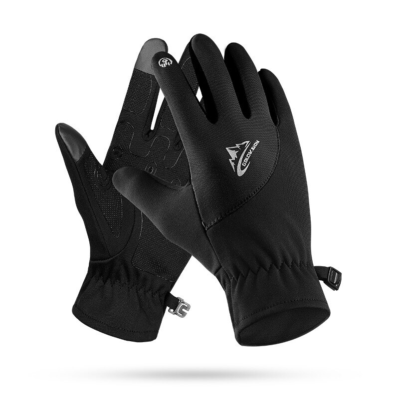 Winter Waterdichte Warme Mannen Handschoenen Ski Handschoenen Snowboard Handschoenen Motorrijden Winter Touchscreen Sneeuw Windstopper Handschoen: B / XL