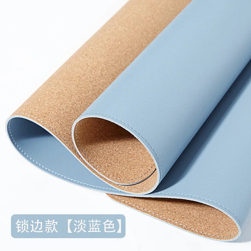 2024New office Mouse Pad 90x45/80x40cm PC Mousepad XXL Computer Waterproof Table Pad PU Leather Large Desk Mat Double-sided: XXL / Orange
