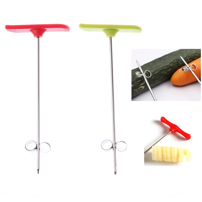 1 pz insalata di patate elicottero cetriolo verzura coltello a spirale spirale affettatrice taglierina strumenti per intaglio