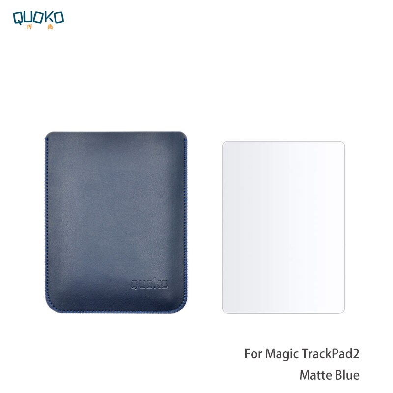 selling ultra-thin super slim sleeve pouch cover,microfiber leather laptop sleeve case for Apple Magic Trackpad 2: Matte Blue