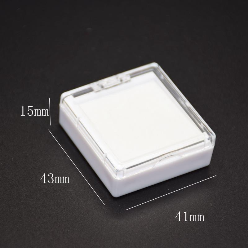 Présentoir de pierres précieuses pour bijoux, boîte de rangement, pot de pierres précieuses, vitrine, plateau avec couvercle, support de diamant en vrac, conteneur organisateur Transparent