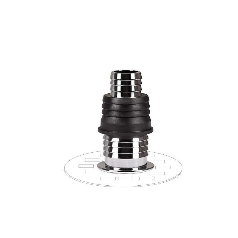 Chrome-plated Basin Washing Machine Launching Deodorant Tee Elbow Floor Drain Interface Plastic Dual-purpose Double Drainage: I